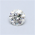 0.46 Carats, Round Diamond with Excellent Cut, G Color, VS1 Clarity and Certified by EGL