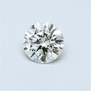 Picture of 0.40 Carats, Round Diamond with Excellent Cut, L Color, VS2 Clarity and Certified by GIA