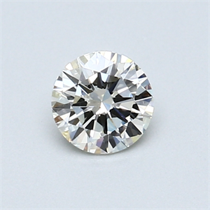 Picture of 0.49 Carats, Round Diamond with Very Good Cut, K Color, VS2 Clarity and Certified by GIA