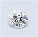 0.47 Carats, Round Diamond with Very Good Cut, J Color, VS1 Clarity and Certified by GIA