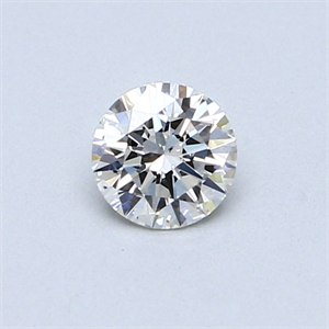 Picture of 0.40 Carats, Round Diamond with Very Good Cut, I Color, SI1 Clarity and Certified by GIA