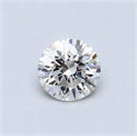 0.46 Carats, Round Diamond with Very Good Cut, J Color, VS1 Clarity and Certified by GIA