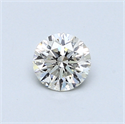 0.45 Carats, Round Diamond with Excellent Cut, G Color, VS1 Clarity and Certified by EGL