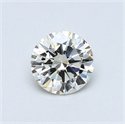 0.44 Carats, Round Diamond with Very Good Cut, L Color, VS2 Clarity and Certified by GIA