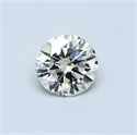 0.40 Carats, Round Diamond with Excellent Cut, H Color, VS1 Clarity and Certified by EGL