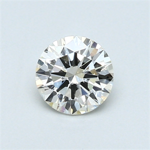 Picture of 0.48 Carats, Round Diamond with Very Good Cut, K Color, SI1 Clarity and Certified by GIA