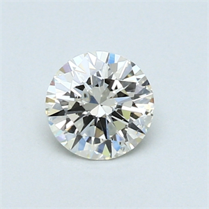 Picture of 0.45 Carats, Round Diamond with Very Good Cut, L Color, VS2 Clarity and Certified by GIA