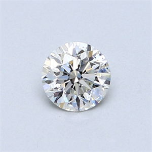 Picture of 0.44 Carats, Round Diamond with Very Good Cut, I Color, SI1 Clarity and Certified by GIA