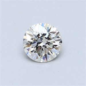 Picture of 0.46 Carats, Round Diamond with Very Good Cut, J Color, VS1 Clarity and Certified by GIA