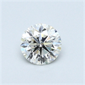 0.40 Carats, Round Diamond with Excellent Cut, G Color, VS1 Clarity and Certified by EGL