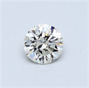 0.40 Carats, Round Diamond with Excellent Cut, G Color, VS1 Clarity and Certified by EGL