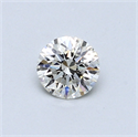 0.44 Carats, Round Diamond with Very Good Cut, J Color, SI2 Clarity and Certified by GIA