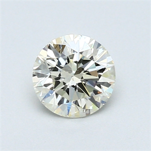 Picture of 0.58 Carats, Round Diamond with Very Good Cut, L Color, SI1 Clarity and Certified by GIA