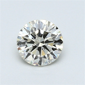 Picture of 0.55 Carats, Round Diamond with Excellent Cut, L Color, VS2 Clarity and Certified by GIA