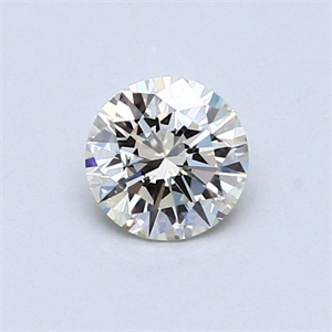 Picture of 0.52 Carats, Round Diamond with Excellent Cut, L Color, VS1 Clarity and Certified by GIA