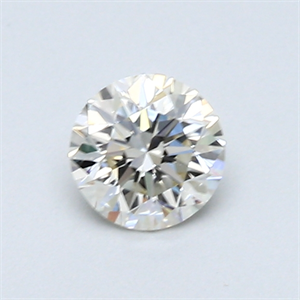 Picture of 0.50 Carats, Round Diamond with Very Good Cut, K Color, VS1 Clarity and Certified by GIA