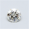 0.48 Carats, Round Diamond with Excellent Cut, I Color, VS2 Clarity and Certified by EGL