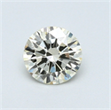 0.47 Carats, Round Diamond with Very Good Cut, M Color, VS1 Clarity and Certified by GIA