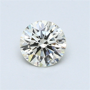 Picture of 0.47 Carats, Round Diamond with Excellent Cut, M Color, VVS1 Clarity and Certified by GIA