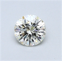 0.47 Carats, Round Diamond with Excellent Cut, I Color, VS1 Clarity and Certified by EGL