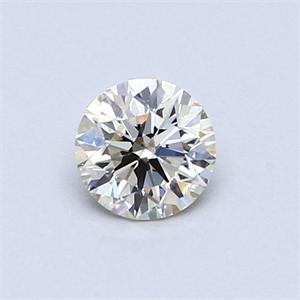 Picture of 0.47 Carats, Round Diamond with Excellent Cut, L Color, SI1 Clarity and Certified by GIA