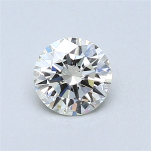 Picture of 0.47 Carats, Round Diamond with Excellent Cut, H Color, VVS2 Clarity and Certified by EGL