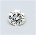 0.46 Carats, Round Diamond with Excellent Cut, I Color, VVS1 Clarity and Certified by EGL