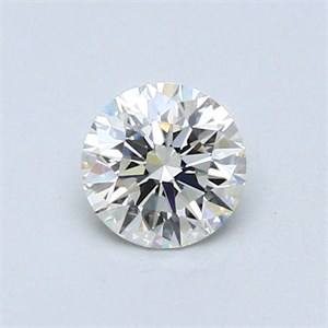 Picture of 0.46 Carats, Round Diamond with Excellent Cut, H Color, VVS2 Clarity and Certified by EGL