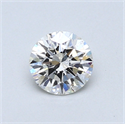 0.45 Carats, Round Diamond with Excellent Cut, G Color, VS1 Clarity and Certified by EGL