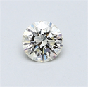 0.45 Carats, Round Diamond with Excellent Cut, I Color, VS1 Clarity and Certified by EGL