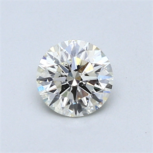 Picture of 0.45 Carats, Round Diamond with Excellent Cut, H Color, VS2 Clarity and Certified by EGL