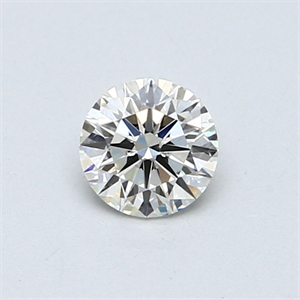 Picture of 0.44 Carats, Round Diamond with Excellent Cut, H Color, IF Clarity and Certified by EGL