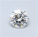 0.44 Carats, Round Diamond with Excellent Cut, G Color, VS1 Clarity and Certified by EGL