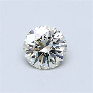 Picture of 0.44 Carats, Round Diamond with Excellent Cut, M Color, VVS1 Clarity and Certified by GIA