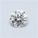 0.44 Carats, Round Diamond with Very Good Cut, I Color, SI1 Clarity and Certified by GIA