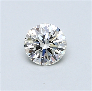 Picture of 0.44 Carats, Round Diamond with Very Good Cut, I Color, SI1 Clarity and Certified by GIA