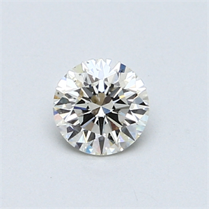 Picture of 0.44 Carats, Round Diamond with Excellent Cut, H Color, VS2 Clarity and Certified by EGL