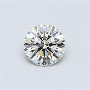 Picture of 0.43 Carats, Round Diamond with Excellent Cut, H Color, VS1 Clarity and Certified by EGL