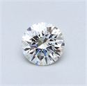 0.43 Carats, Round Diamond with Excellent Cut, G Color, VS1 Clarity and Certified by EGL