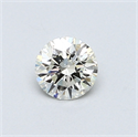 0.43 Carats, Round Diamond with Excellent Cut, H Color, VS1 Clarity and Certified by EGL