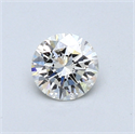 0.43 Carats, Round Diamond with Excellent Cut, G Color, VVS1 Clarity and Certified by EGL