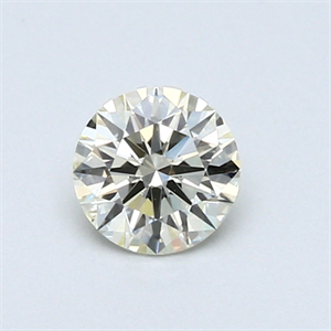 Picture of 0.43 Carats, Round Diamond with Excellent Cut, M Color, SI1 Clarity and Certified by GIA