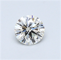 0.43 Carats, Round Diamond with Excellent Cut, I Color, VS2 Clarity and Certified by GIA