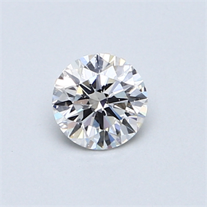 Picture of 0.43 Carats, Round Diamond with Excellent Cut, D Color, SI1 Clarity and Certified by GIA