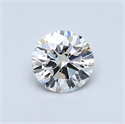 0.43 Carats, Round Diamond with Excellent Cut, I Color, VS2 Clarity and Certified by GIA