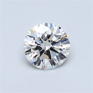 Picture of 0.43 Carats, Round Diamond with Excellent Cut, I Color, VS2 Clarity and Certified by GIA