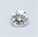 0.43 Carats, Round Diamond with Excellent Cut, G Color, VS2 Clarity and Certified by EGL