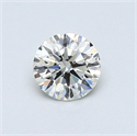 0.42 Carats, Round Diamond with Excellent Cut, K Color, VS2 Clarity and Certified by GIA