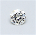 0.42 Carats, Round Diamond with Excellent Cut, G Color, IF Clarity and Certified by EGL