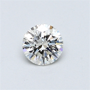 Picture of 0.42 Carats, Round Diamond with Excellent Cut, G Color, IF Clarity and Certified by EGL